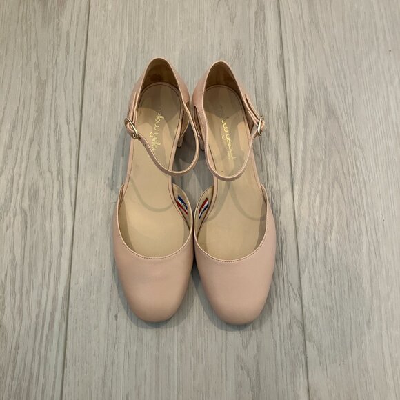 Mellow Yellow Ballet Pink Heels with Glitter - Picture 7 of 7